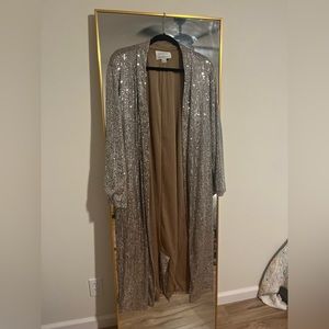 Silver sequin cardigan